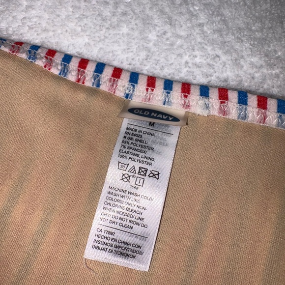 Old Navy Striped Bikini - Red, Blue, White - Picture 5 of 6
